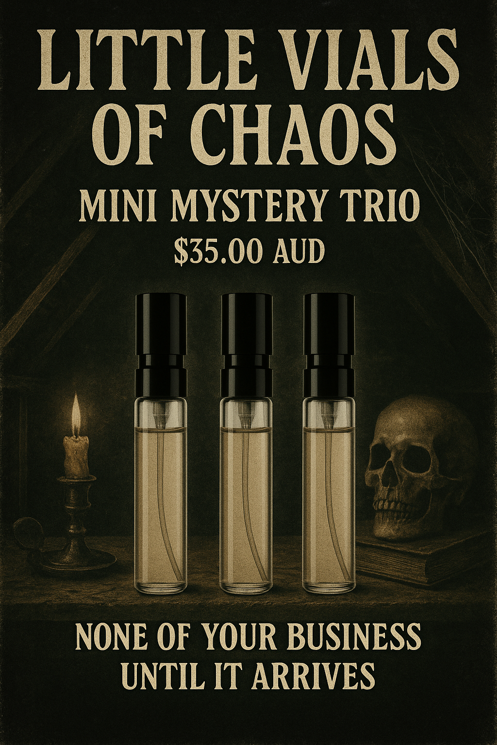 Little Vials of Chaos- Mini Mystery Trio